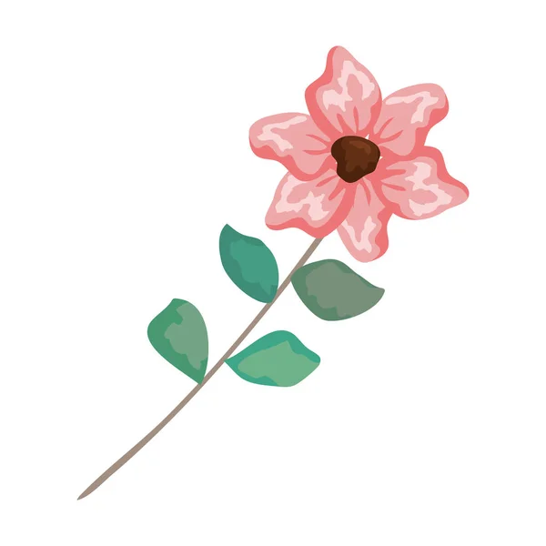 Simge ile çiçek yaprakları — Stok Vektör