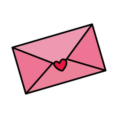 kalp simgesi olan zarf