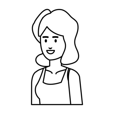 şık iş kadını avatar karakter