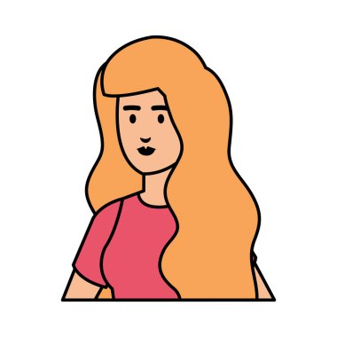 güzel ve genç kadın karakter