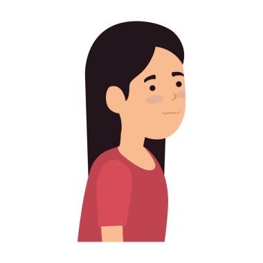 güzel ve genç kadın karakter