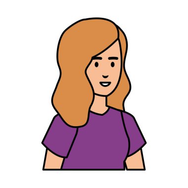 güzel ve genç kadın karakter