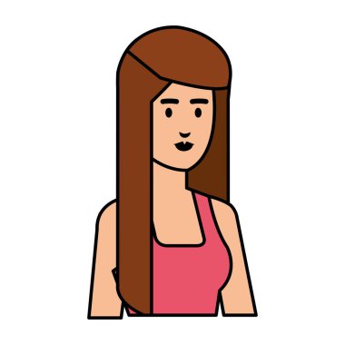 güzel ve genç kadın karakter