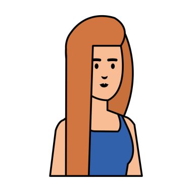 şık iş kadını avatar karakter