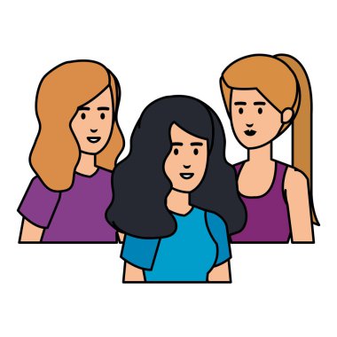 iş kadınları avatarlar karakter grubu