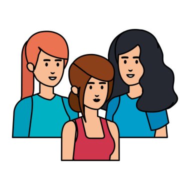 Kız Avatarlar karakter grubu