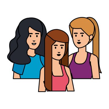 Kız Avatarlar karakter grubu