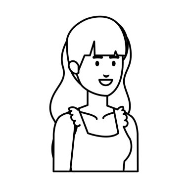 güzel ve genç kadın karakter