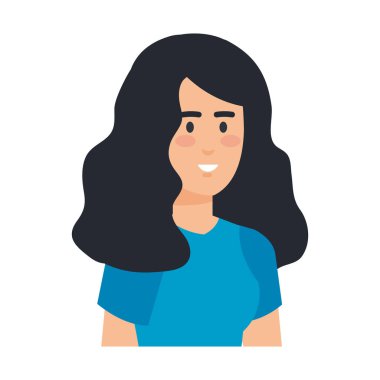 güzel ve genç kadın karakter