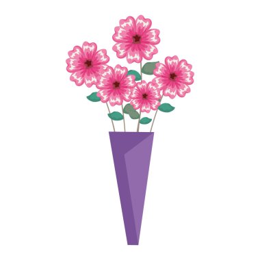 bir buket çiçek ikonu