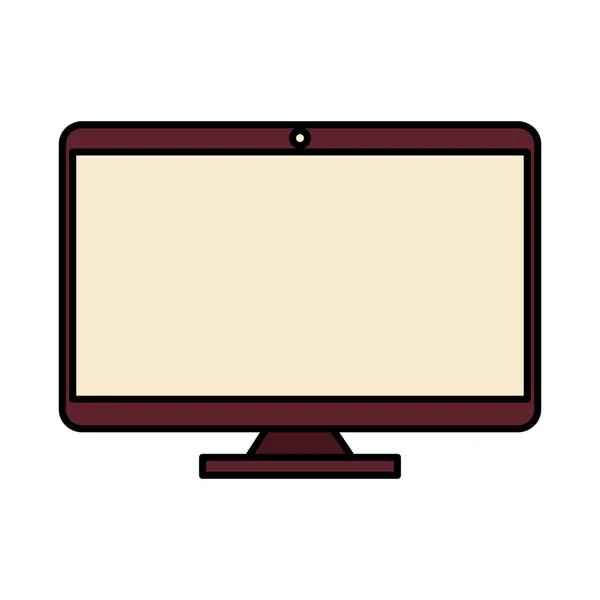 Иконка рабочего стола компьютера — стоковый вектор