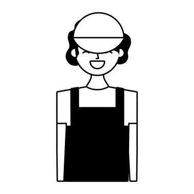 Genç barista kadın