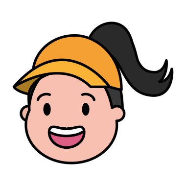 kadın baş spor kapaklı