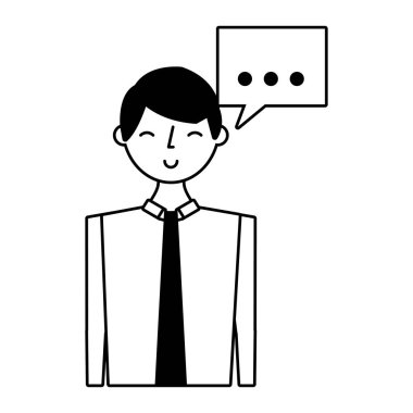 adam konuşma balonu