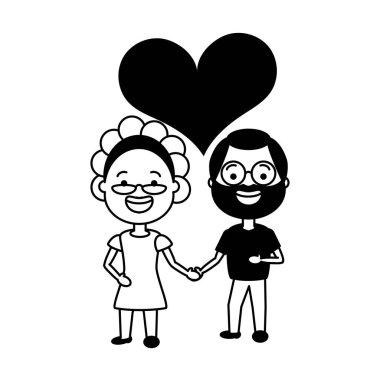 yaşlı adam ve kadın aşk