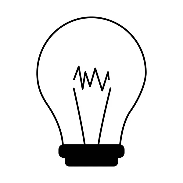 Ampul ışığı simgesi — Stok Vektör