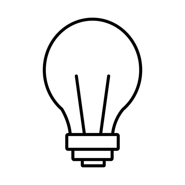 Gloeilamp pictogram — Stockvector