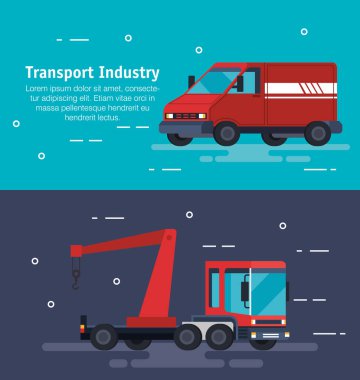 van lojistik hizmeti ile kamyon vinç