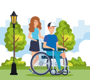 bacak olmadan tekerlekli sandalyede oturan adam devre dışı