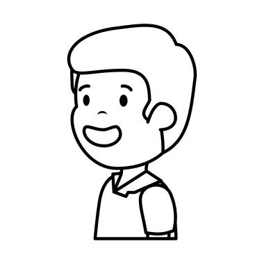 mutlu genç adam karakter