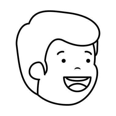 mutlu genç adam baş karakter