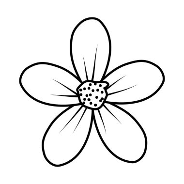 güzel çiçek dekoratif simgesi