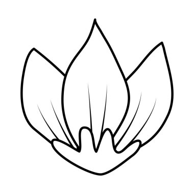 güzel çiçek dekoratif simgesi