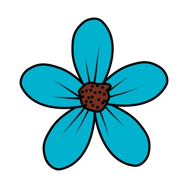 güzel çiçek dekoratif simgesi