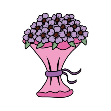 güzel çiçekler buket simgesi