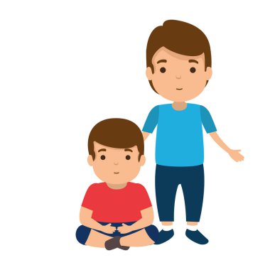 Baba oğul karakterlerle