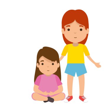 Anne ile kızı karakterler