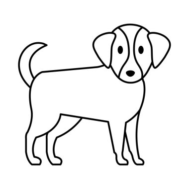 sevimli küçük köpek maskot