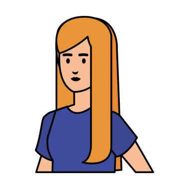 güzel ve genç kadın karakter