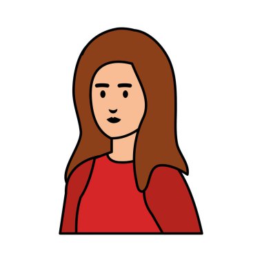 güzel ve genç kadın karakter