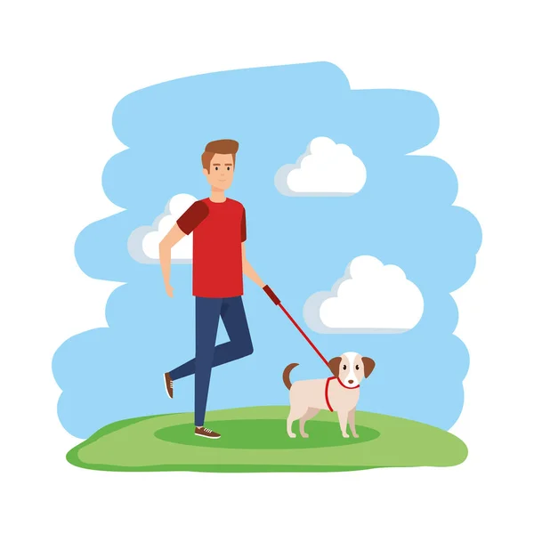Walking dog animation Vector Art Stock Images | Depositphotos