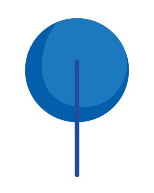 ağaç bitki izole simgesi