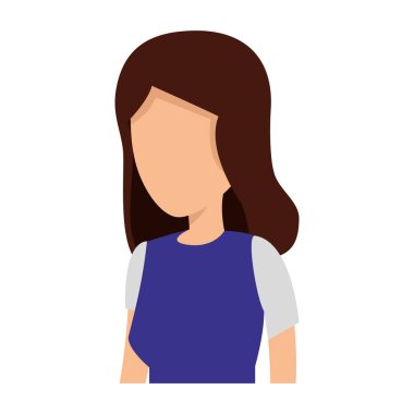 güzel ve genç kadın karakter