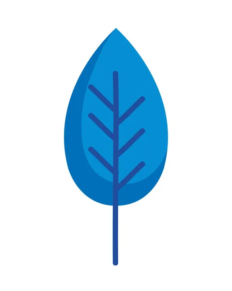 Ökológia leveles növény ikon — Stock Vector