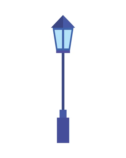 Gatan lightpost lamp ikonen — Stock vektor