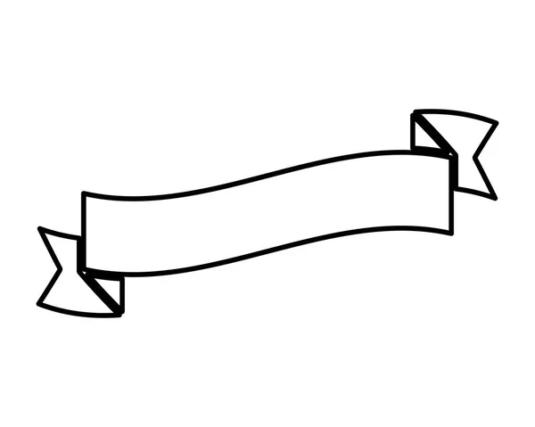 Значок рамки стрічкової стрічки — стоковий вектор