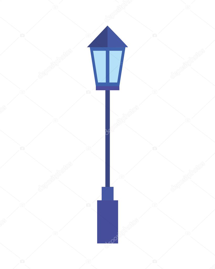 street lightpost lamp icon