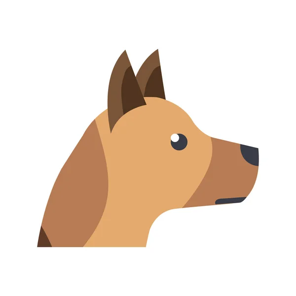 Aranyos kis kutya kabalája — Stock Vector