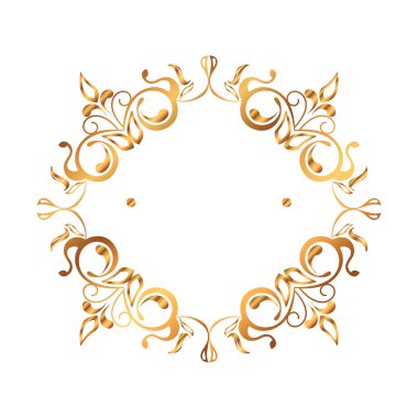 Altın baklava etiket Victoria tarzı