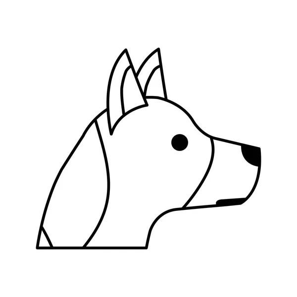 Schattige kleine hond mascotte — Stockvector