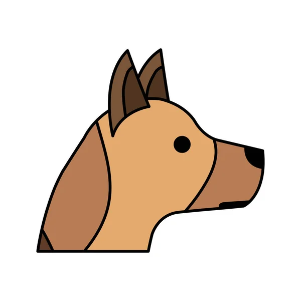 Schattige kleine hond mascotte — Stockvector