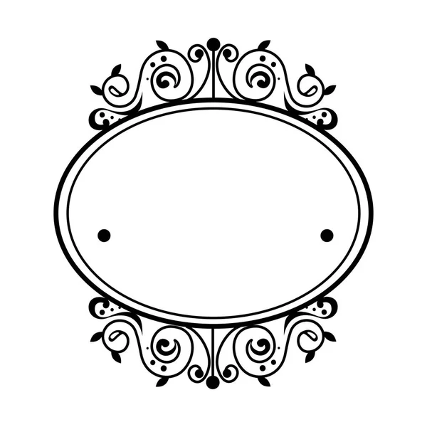 Етикетка циклічного вікторіанського стилю — стоковий вектор