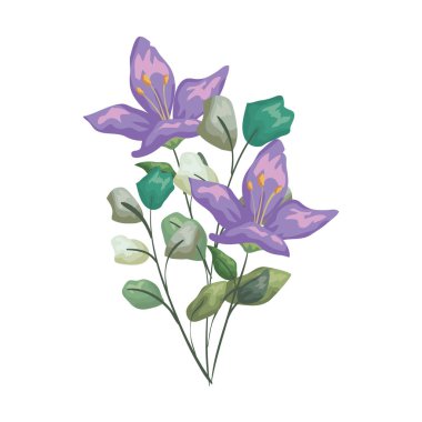 güzel çiçekler dekoratif simgesi