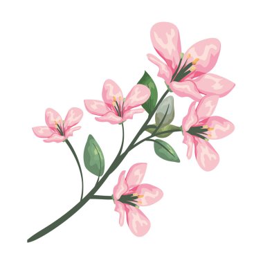 güzel çiçekler dekoratif simgesi