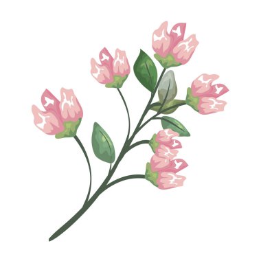 güzel çiçekler dekoratif simgesi