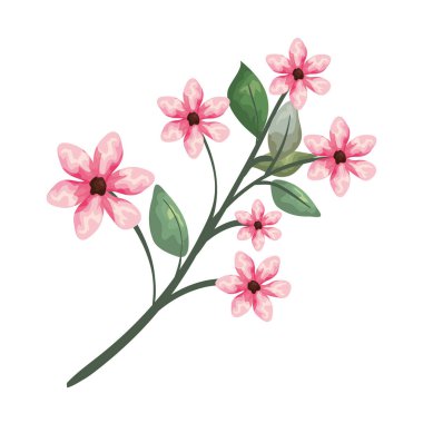 güzel çiçekler dekoratif simgesi